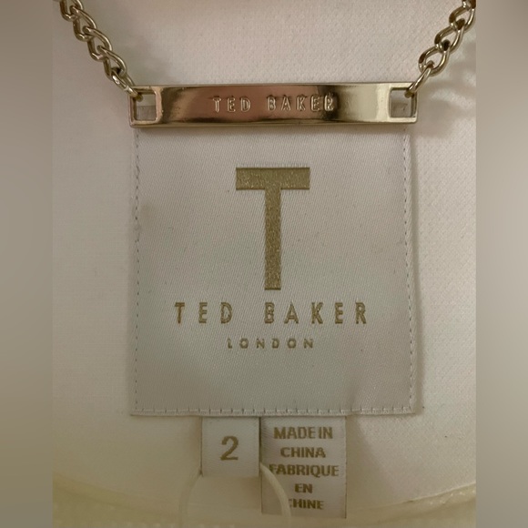 Size 2 Ted Baker cream blazer - Picture 2 of 5
